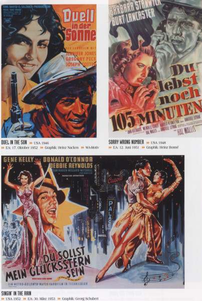 800 affiches de films de productions allemandes et internationales
