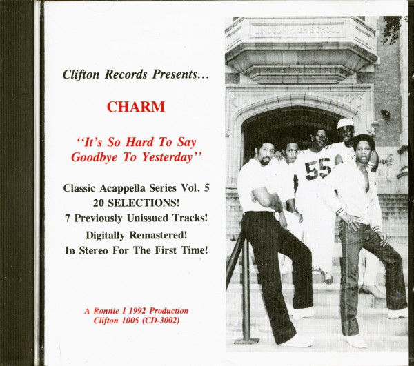 It's So Hard To Say Goodbye To Yesterday (CD)