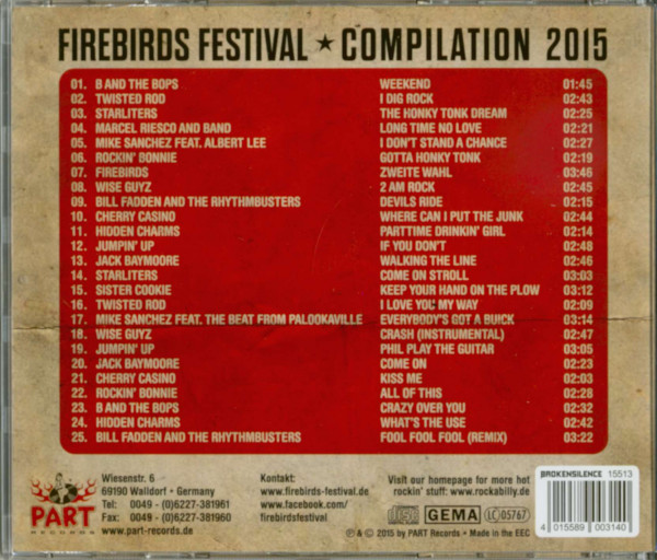 Firebirds Festival Compilation - 2015