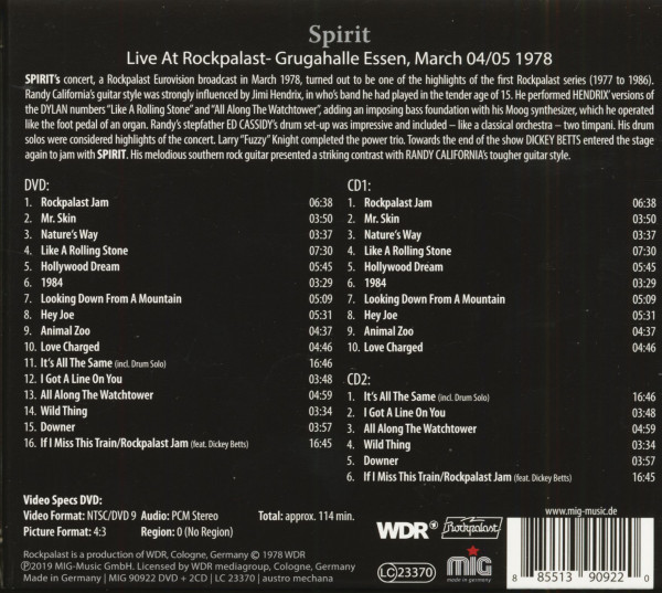 Live At Rockpalast 1978 (2-CD & DVD)