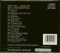 Aperçu: Rock And Roll Hall Of Fame, Vol. XIV - Only You (CD) Aperçu: Rock And Roll Hall Of Fame, Vol. XIV - Only You (CD)