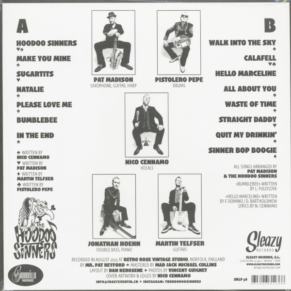 The Hoodoo Sinners (LP)