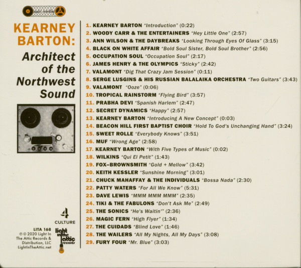 Kearney Barton - Architect Of The Northwest Sound (CD)