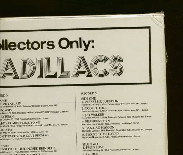 The Best Of The Cadillacs (5-LP Box-Set)