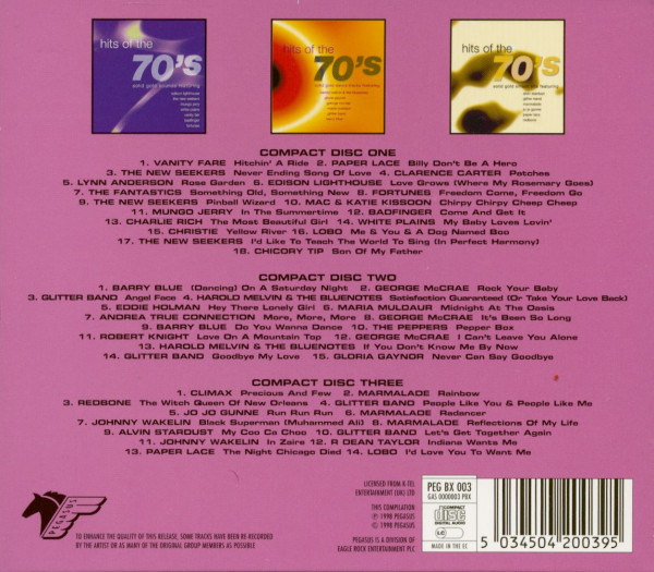 Hits Of The 70's (3-CD)