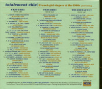 Aperçu: Totalement Chic! - French Girl Singers of the 1960s (3-CD) Aperçu: Totalement Chic! - French Girl Singers of the 1960s (3-CD)
