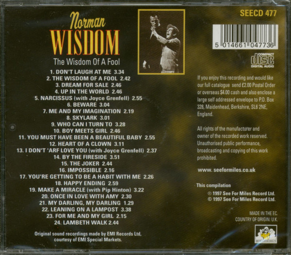 The Wisdom Of A Fool (CD)