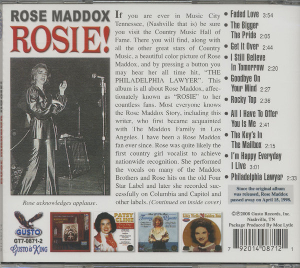 Rosie! (CD)