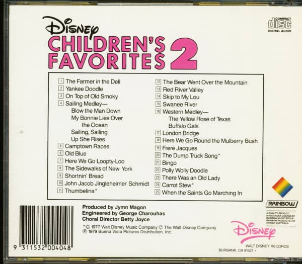 Disney - Children's Favorites 2 (CD)