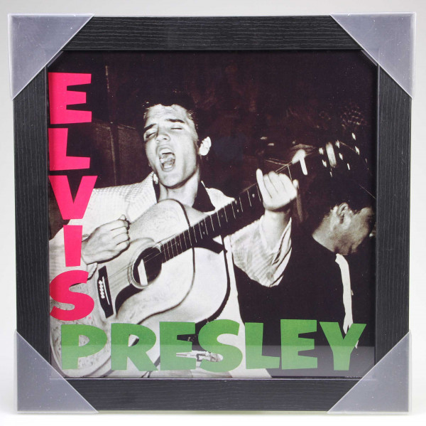 Framed Album Cover Print - Elvis Presley 1956 (36.5x36.5 cm) Framed Album Cover Print - Elvis Presley 1956 (36.5x36.5 cm)