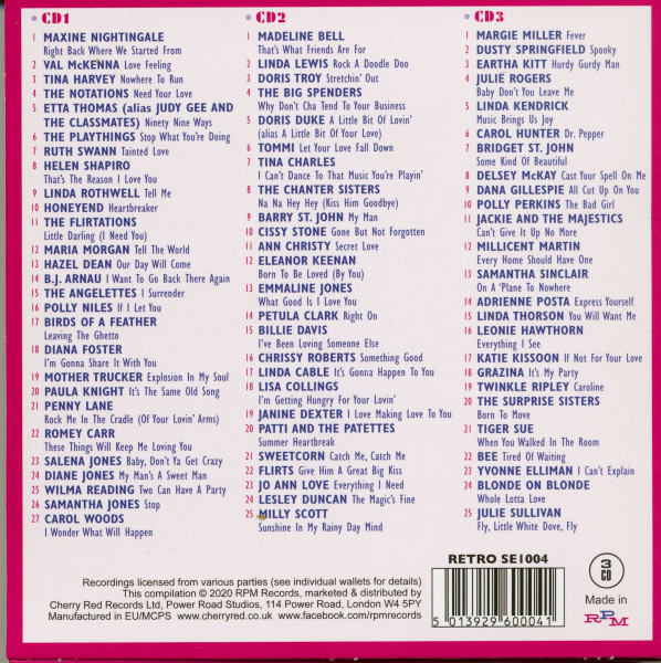 Right Back Where We Started From - Female Pop And Soul In Seventies Britain (3-CD)