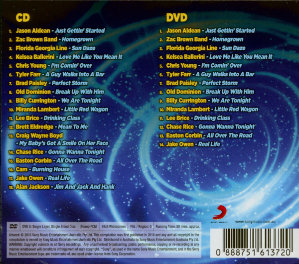 Cream Of Country 2016 (CD & DVD)