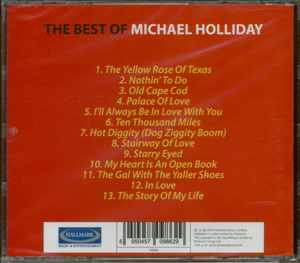 The Best Of Michael Hollday (CD)