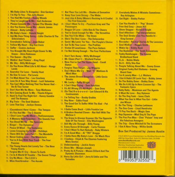 Rare Soul Groove & Grind 1963 - 1973 (4-CD Hardcoverbook)