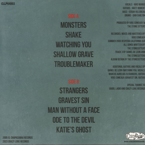 Mad Marge & The Stonecutters (LP)