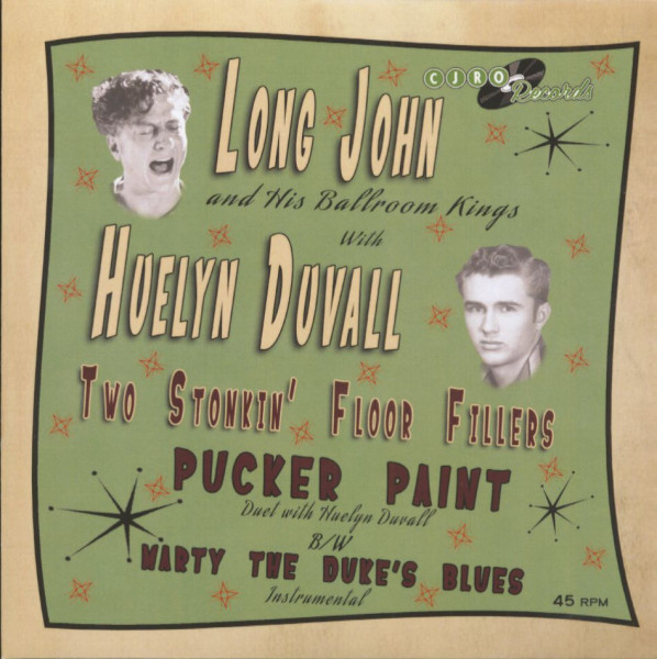 Long John & His Ballroom Kings with Huelyn Duvall (7inch, 45rpm, SC, PS)