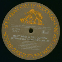 Aperçu: Hedy West & Bill Clifton - Getting Folk Out Of The Country (LP) Aperçu: Hedy West & Bill Clifton - Getting Folk Out Of The Country (LP)