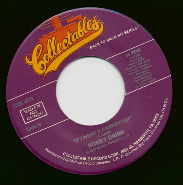 Moritat (Mack The Knife) - If I Were A Carpenter (7inch, 45rpm)