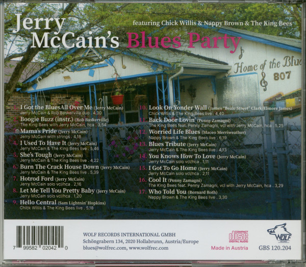 Jerry McCain's Blues Party (CD)