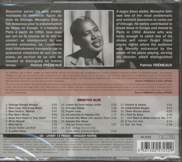 Live In Paris, May 27, 1961 (CD)