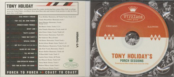 Tony Holiday's Porch Sessions (CD)