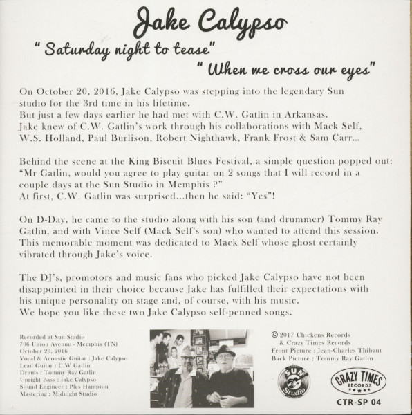 Saturday Night To Tease - When We Cross Our Eyes (7inch, 45rpm, PS)