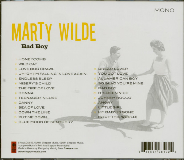 Wilde, Marty Bad Boy