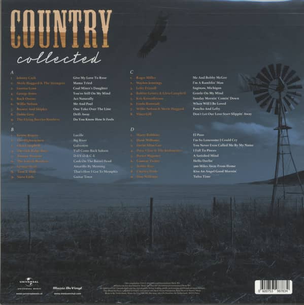 Country Collected (2-LP, colored 180g Vinyl, Ltd.)