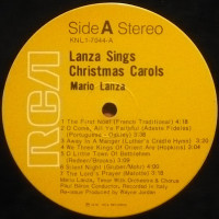 Aperçu: Lanza Sings Christmas Carols (LP) Aperçu: Lanza Sings Christmas Carols (LP)