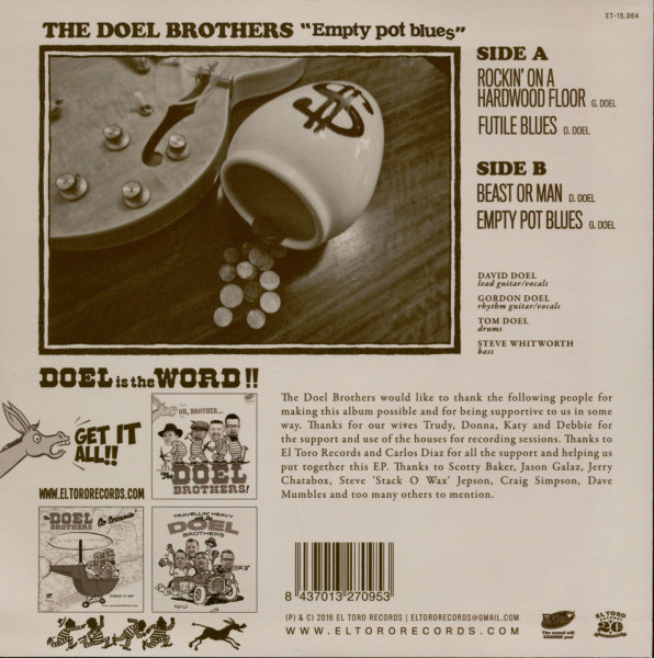 Empty Pot Blues (7inch, 45rpm, PS, + Bonus CD)