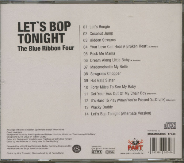 Let's Bop Tonight (CD)
