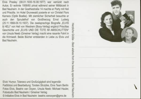 Elvis Is Cruising In Bad Nauheim (Postcard - Postkarte)
