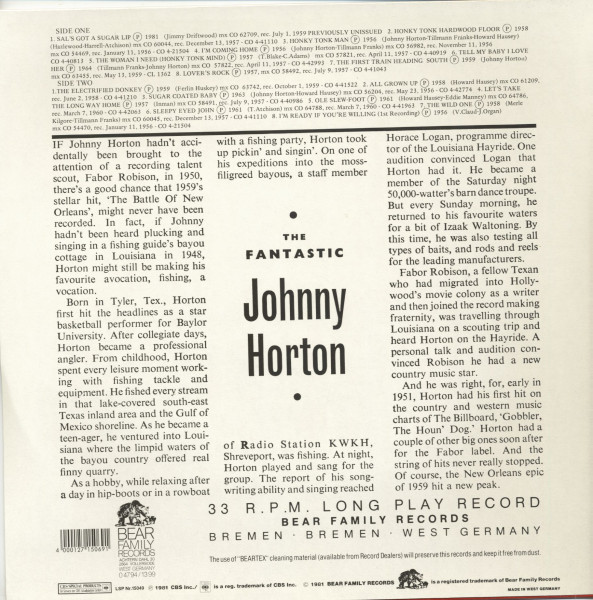 Rockin' Rollin' Horton (LP)