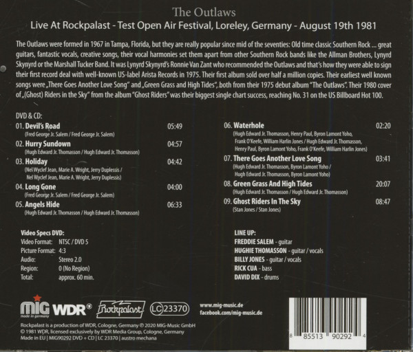 Live At Rockpalast 1981 (CD & DVD)