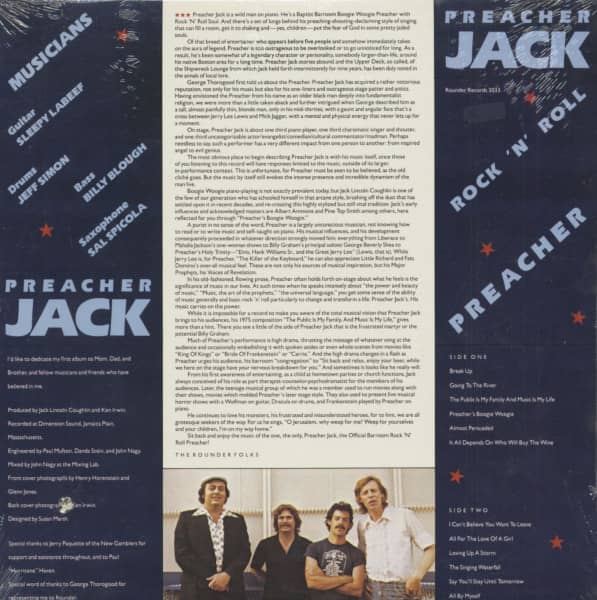Rock 'N' Roll Preacher (LP, Cut-Out)