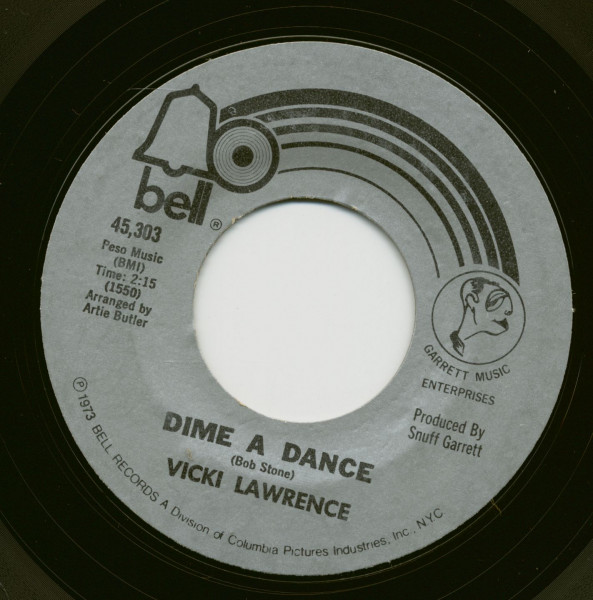 The Night The Lights Went Out In Georgia - Dime A Dance (7inch, 45rpm)