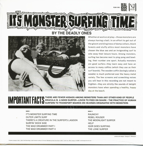It's Monster Surfing Time (LP, colored Vinyl, Ltd.)