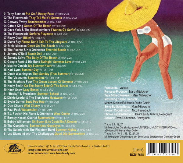Summer Days And Summer Nights – 31 Summertime Beach Nuts (CD)