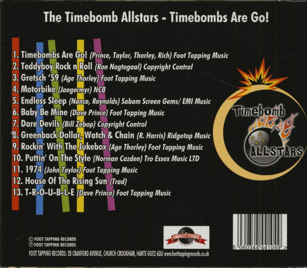Timebombs Are Go! (CD)