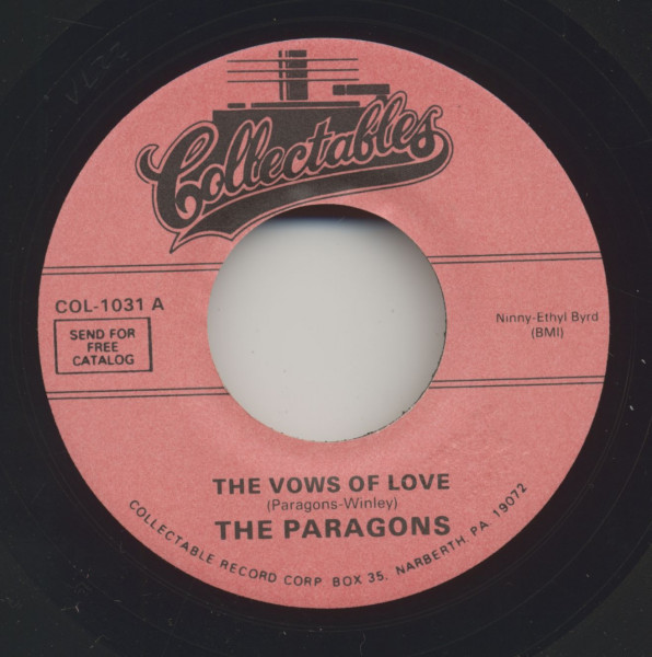 The Vows Of Love - Stick With Me Baby (7inch, 45rpm) The Vows Of Love - Stick With Me Baby (7inch, 45rpm)