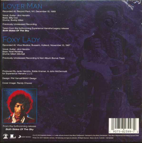 Lover Man (7inch, 45rpm, PS)
