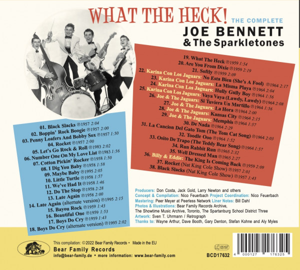 What The Heck! - The Complete Joe Bennett & The Sparkletones (CD)
