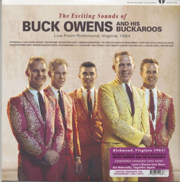 The Exciting Sounds Of Buck Owens And His Buckaroos - Live From Richmond, Virginia, 1964 (LP, colored Vinyl, Ltd.)) The Exciting Sounds Of Buck Owens And His Buckaroos - Live From Richmond, Virginia, 1964 (LP, colored Vinyl, Ltd.))