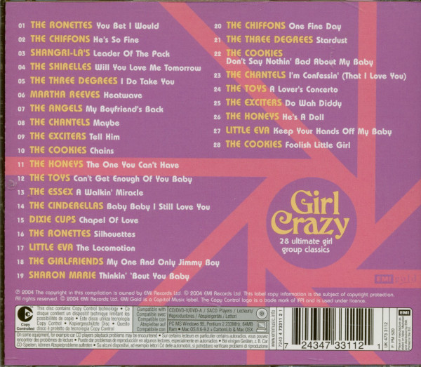 Girl Crazy - 28 Ultimate Girl Group Classics (CD)
