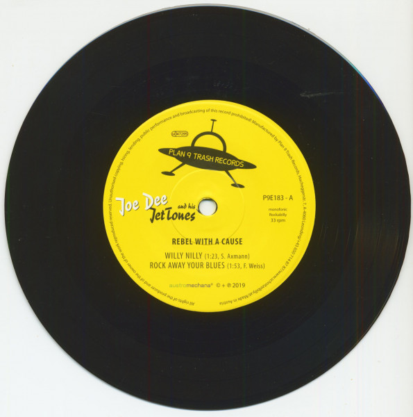 Rebel With A Cause (7inch, EP, 33rpm, PS, SC)
