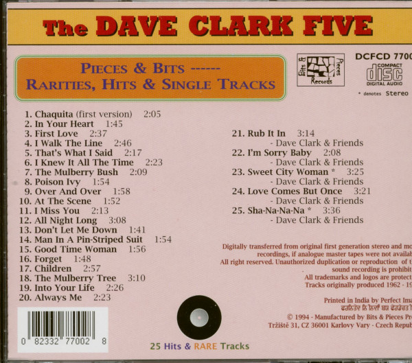 Complete History Vol.7 - Pieces & Bits - Rarities, Hits & Single Tracks (CD)