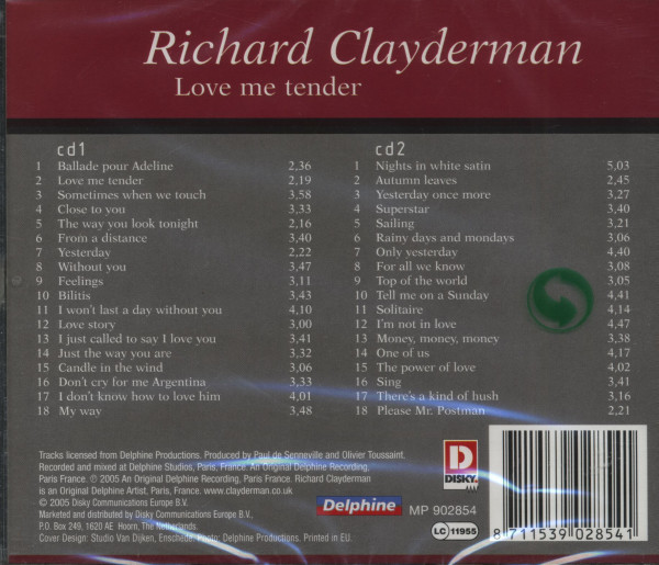 Love Me Tender (2-CD)