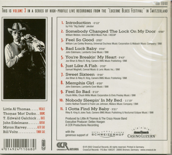 In The House - Live At Lucerne Vol.3 (CD)