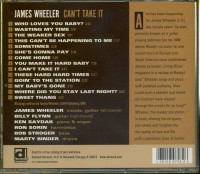 Aperçu: Wheeler, James Can't Take It Aperçu: Wheeler, James Can't Take It