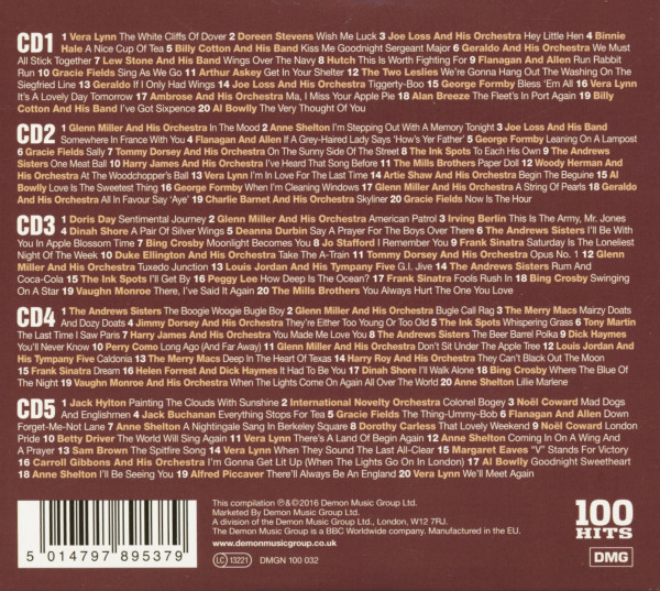 100 Hits - Wartime Memories (5-CD)